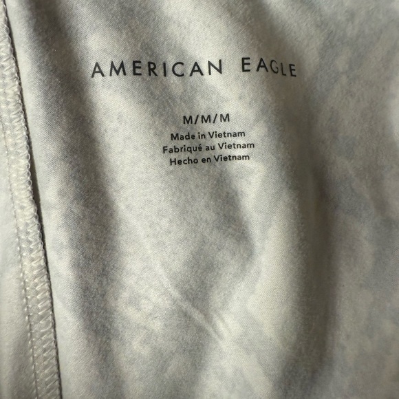 American Eagle Outfitters Athletic Biker Shorts Womens Medium Snakeprint Gray - Picture 3 of 5